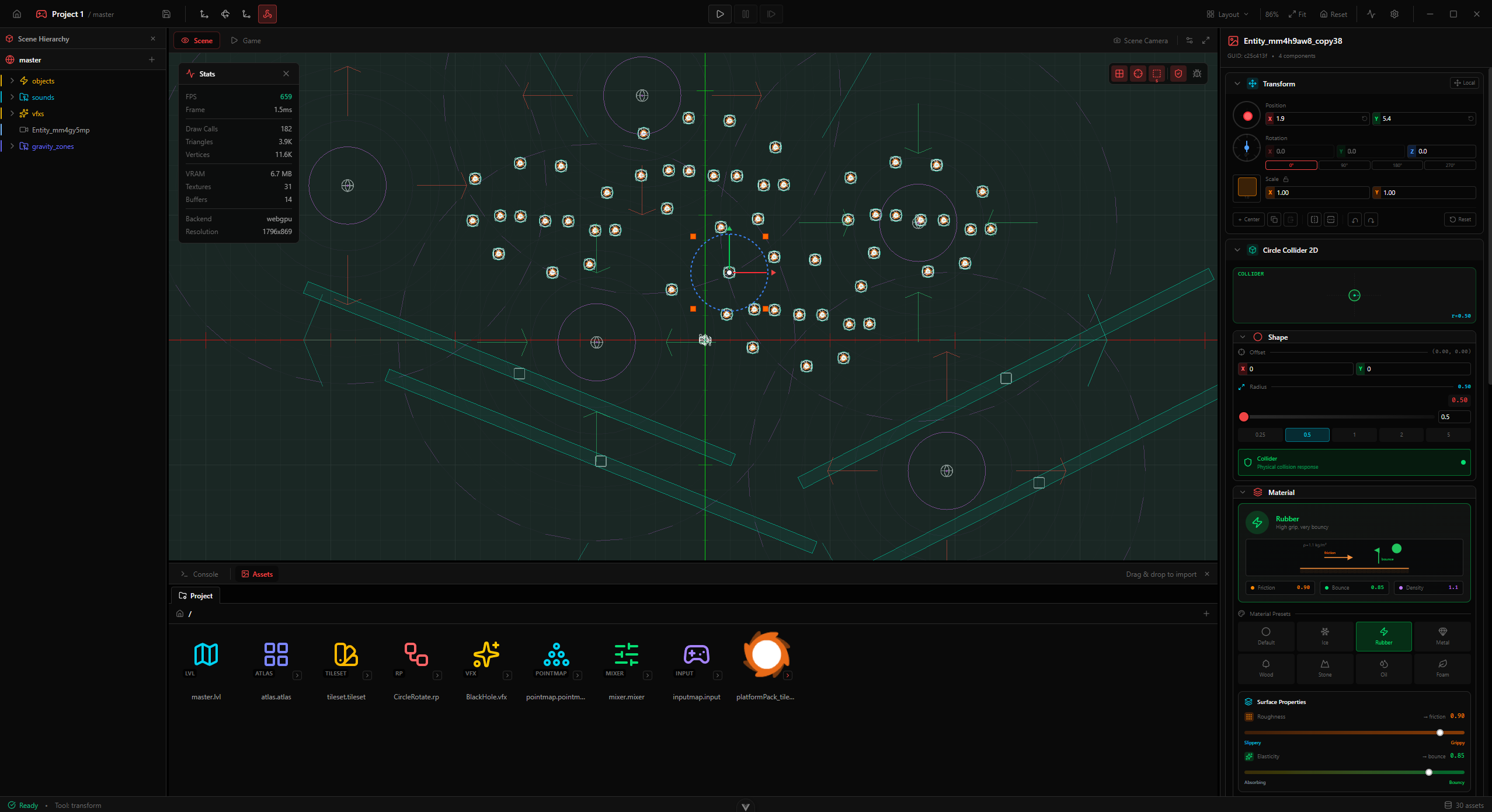 Red Pew Engine — Editor Overview